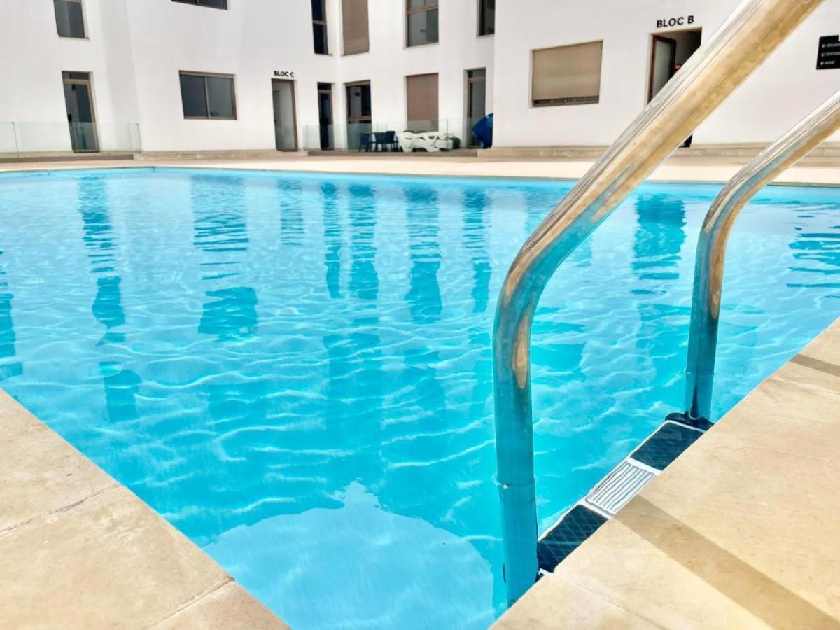 Appart Agadir Bay Centre Piscine Plage A 5Mnts A Pieds Buitenkant foto